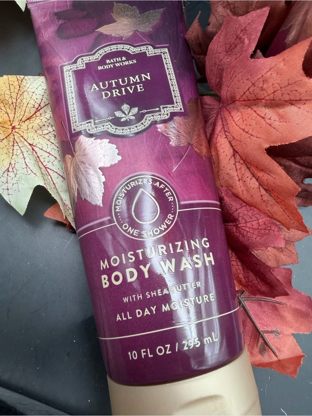 Bath & Body Works Autumn Drive Moisturizing Body Cream & Wash Trio- Purple